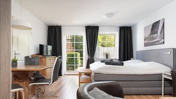 1 slaapkamer, een strijkplank/strijkijzer, gratis wifi