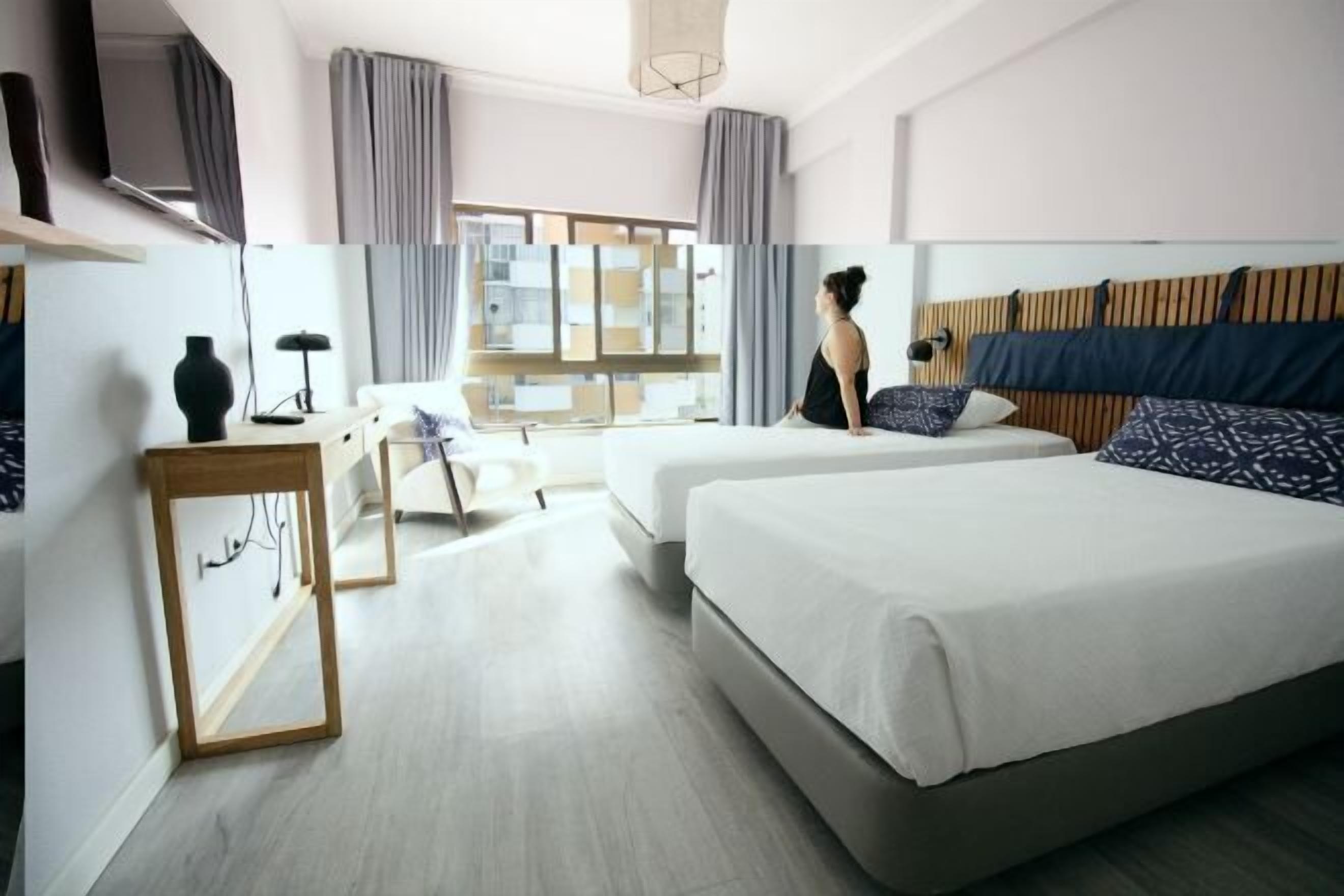 Ropa de cama de alta calidad, wifi gratis y ropa de cama 