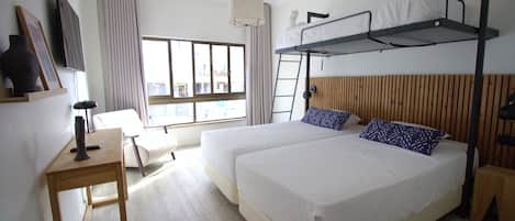 Ropa de cama de alta calidad, wifi gratis y ropa de cama