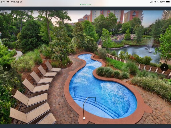 Indoor pool, outdoor pool