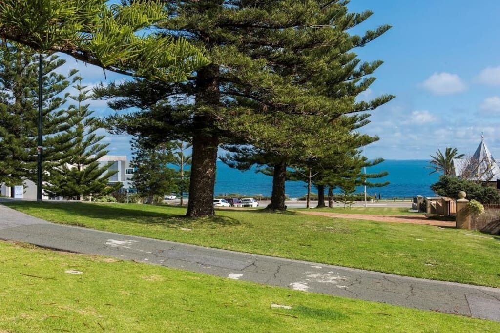 Newly renovated apartment with beach down the road. Free WIFI and parking.