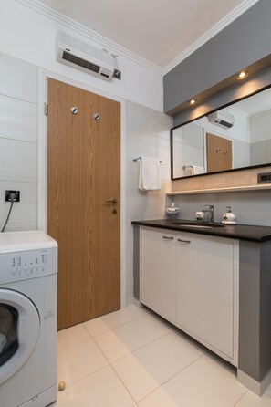 Haartrockner, Handtücher