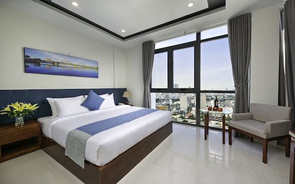 Deluxe Double Room, Balcony, Beach View