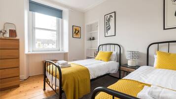 3 bedrooms, iron/ironing board, travel cot, WiFi