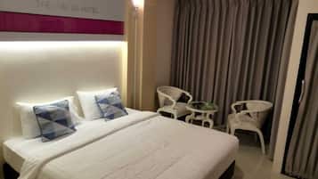 1 chambre, coffres-forts dans les chambres, fer et planche Ă  repasser