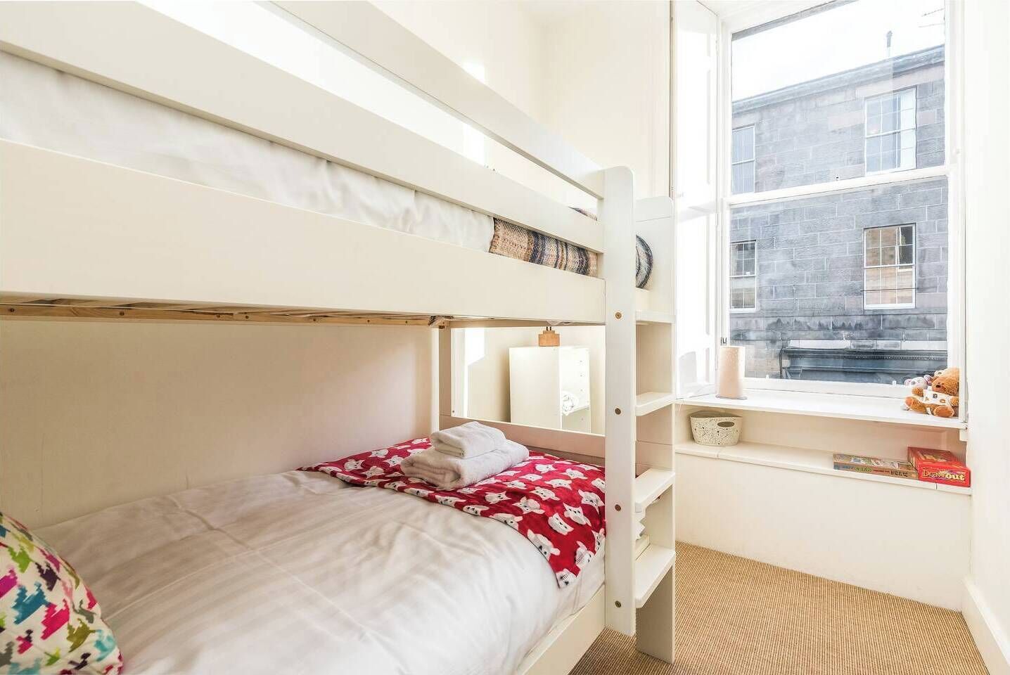 3 bedrooms, iron/ironing board, travel cot, WiFi