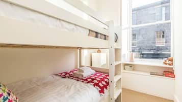 3 bedrooms, iron/ironing board, travel cot, WiFi