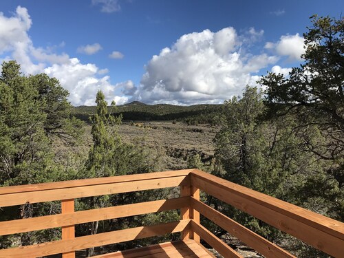 The Loft is your 1300 sq ft hideaway on 10 acres,  great views of the La Platas!