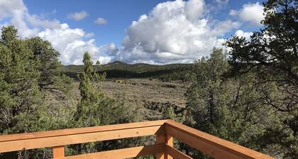 The Loft is your 1300 sq ft hideaway on 10 acres, great views of the La Platas!