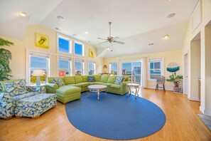 Smart TV, Hulu, DVD player, foosball - Oceanview Dog Friendly with Private Pool, Hot Tub, Elevator, Game Room, Theater (Rodanthe)