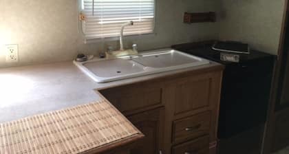 Recreational Vehicle On a Beautiful site A