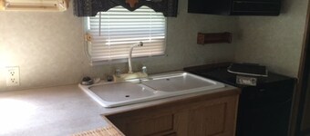 Recreational Vehicle On a Beautiful site B