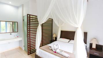 Kamar Double Deluks, balkon | Meja kerja, ruang kerja ramah laptop, Wi-Fi gratis, dan seprai linen