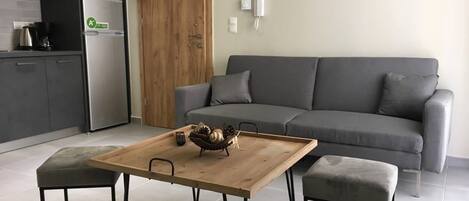 Appartement Ville, 1 chambre (Street View) | Coin séjour