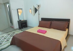 3 soveværelser, strygejern/strygebræt, sengetøj