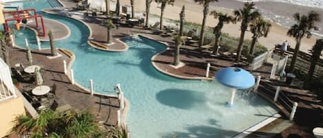 Indoor pool, outdoor pool