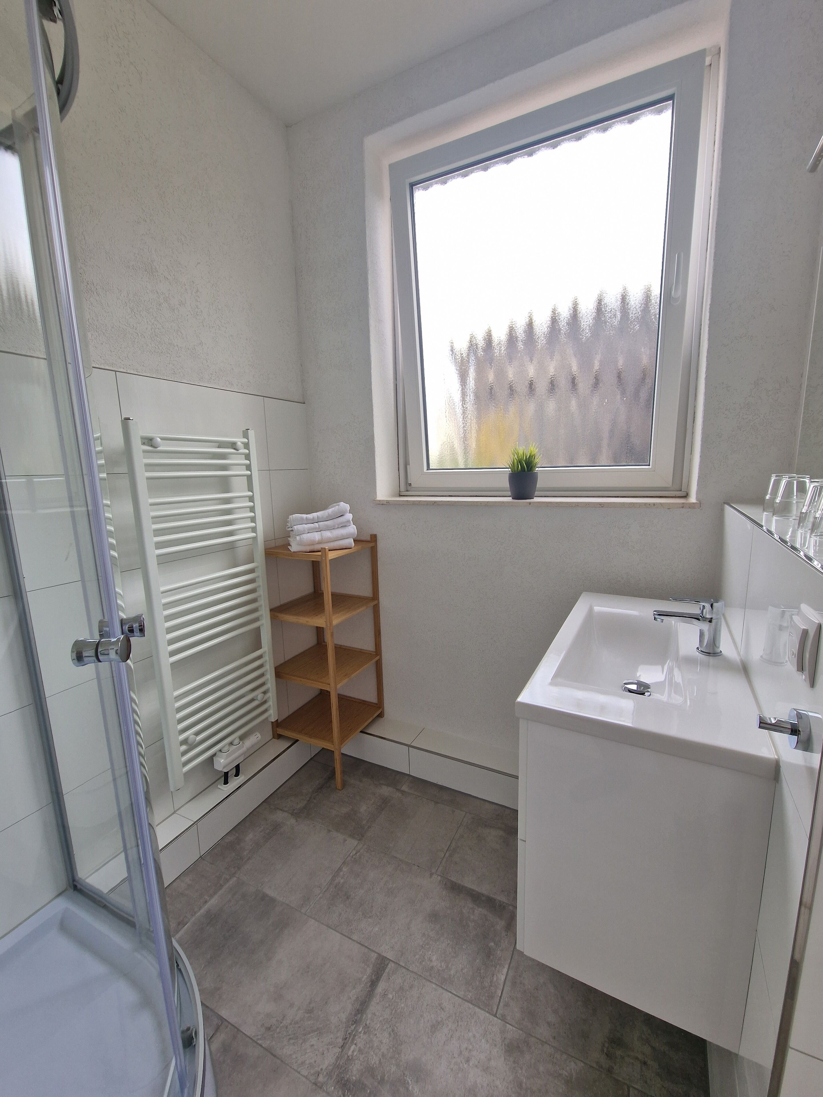Dusche, Seife, Toilettenpapier