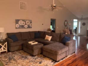 Smart TV, fireplace, offices, printers