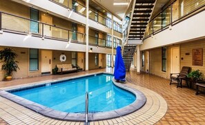 Indoor pool, outdoor pool