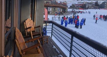 A True Ski-In/Ski-Out Location. Steps to slopes...hard to get any closer!