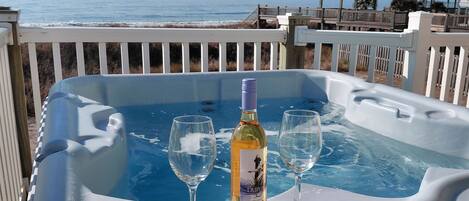 Baignoire à remous extérieure