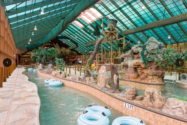 Indoor pool, outdoor pool