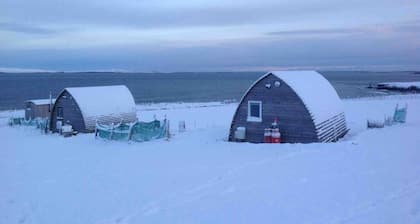 Der Crofter's Snug 2. Kingsize-Bett.