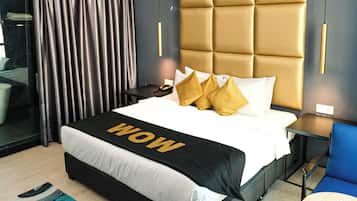 Deluxe-Doppelzimmer | Hochwertige Bettwaren, Minibar (mit einigen kostenlosen Artikeln)