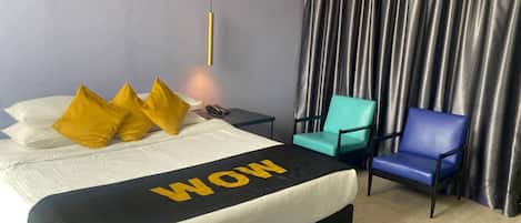 Deluxe Double Room | Premium bedding, free minibar items, in-room safe