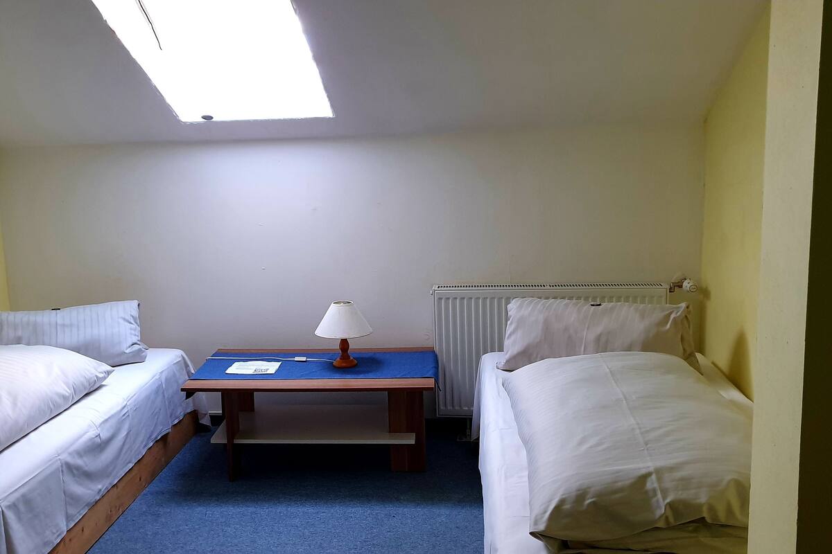 Basic Twin Room | Meja, Wi-fi percuma, cadar katil