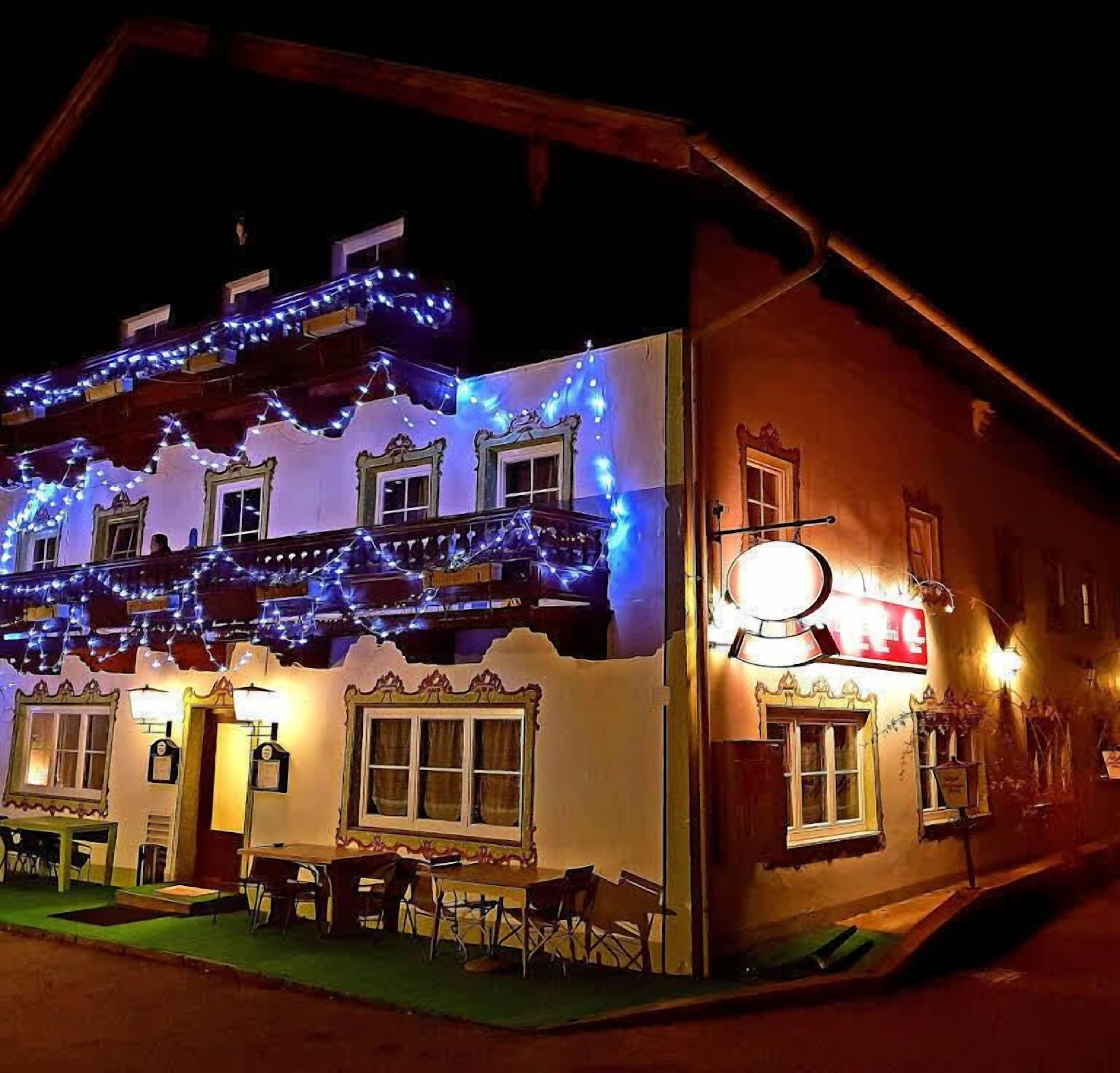 Front of property – evening/night