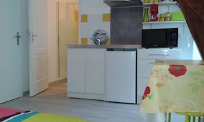 Fridge, microwave, oven, stovetop - ----- Studio Bleu ---- (Curemonte)