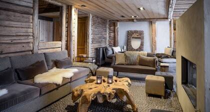 Chalet éco-design avec vue sur le Mont Blanc et bain nordique (15 personnes)