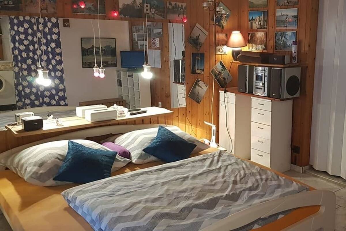 Quarto família, terraço (Private Bathroom) | Roupas de cama antialérgicas, escrivaninha