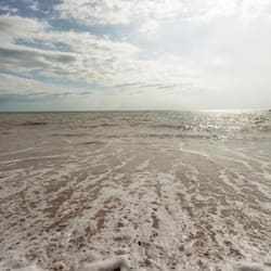 On the beach