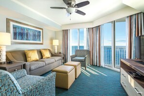 Televisión, estéreo, monitor de computadora y impresora 