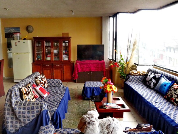 Sala de estar en el lobby