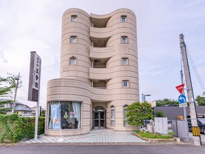 Voorkant van accommodatie