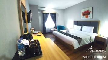 Superior Double or Twin Room | Bathroom | Shower, hair dryer, towels, soap