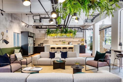 Lobby sitting area