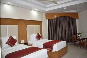 Executive Double or Twin Room | Premium bedding, blackout drapes, soundproofing, iron/ironing board - HOTEL ANAND INTERNATIONAL (Gaya)