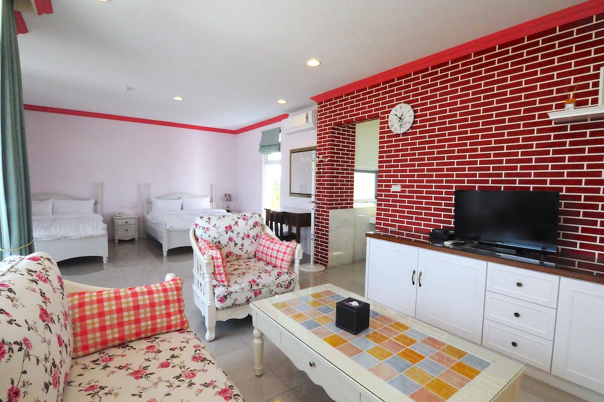Deluxe Quad Room with Sea View , Balcony | Premium bedding, down comforters, memory foam beds, desk