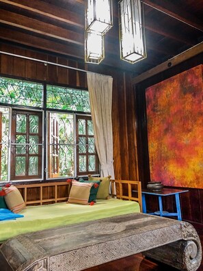 Sala de estar en el lobby