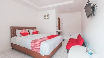 Dobbeltrom – deluxe | Skrivebord, wi-fi (inkludert) og sengetøy