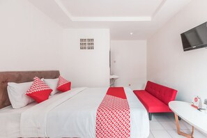 Kamar Double Deluks | Meja kerja, Wi-Fi gratis, dan seprai linen