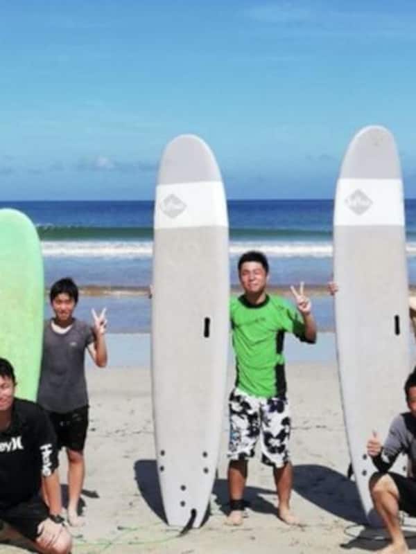 En la playa