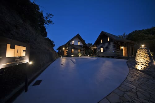 Front of property - evening/night
