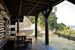 Villa LOG OCEAN | Terrace/patio - Log House at Shima (Shima)