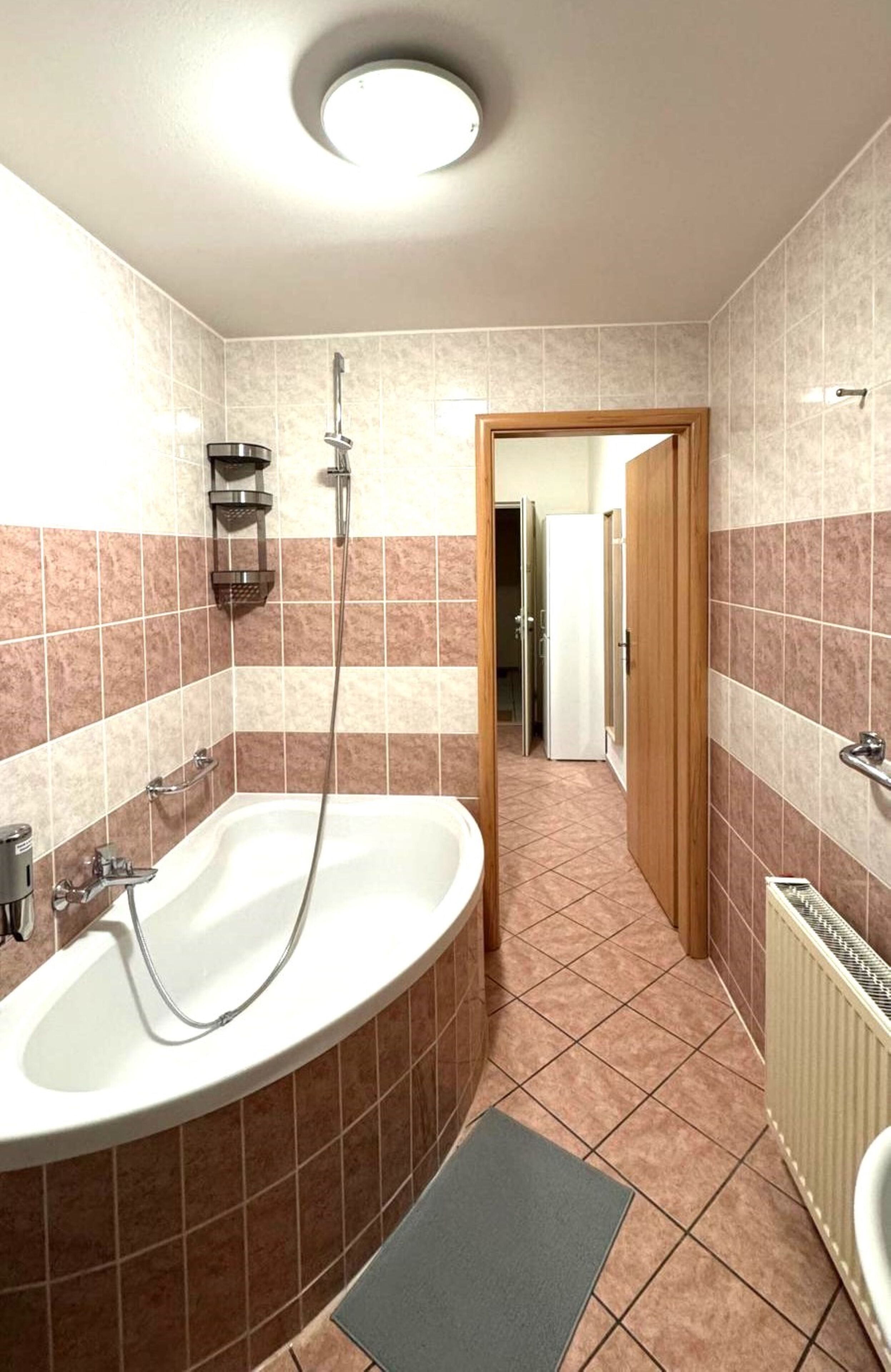 Panoramic Apartment | Bathroom | Free toiletries, hair dryer, towels, soap