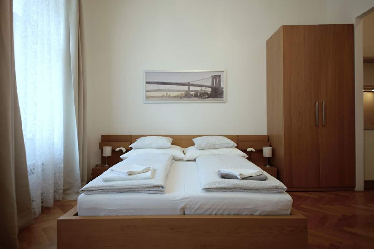 Elite Apartment (#45) | Laptop workspace, soundproofing, iron/ironing board, WiFi (free)